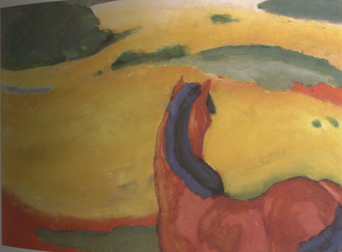 Franz Marc Horse in the Landsacape (mk34)